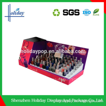 Low Price High Quality Cardboard Paper Cosmetic Display Counter,Cosmetics Counter Display,Makeup Display Counter